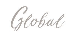 graphic that says global